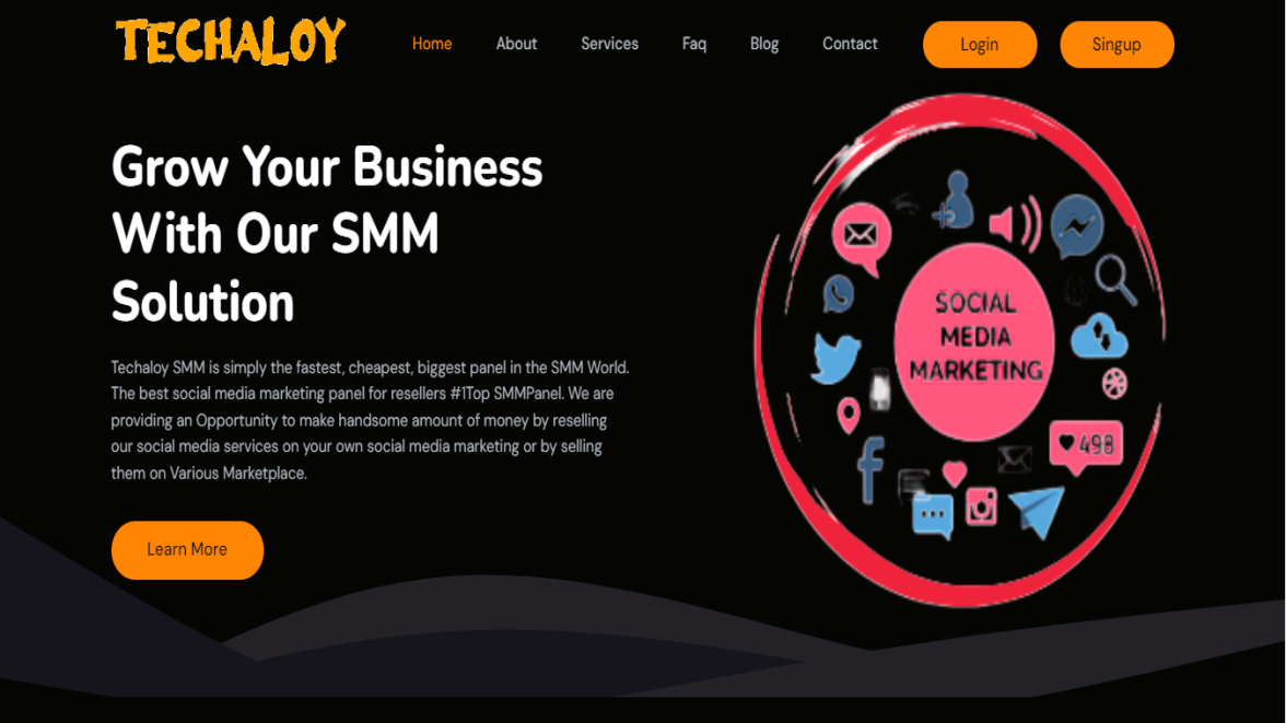 How to Sign Up for Techaloy SMM Panel Website ?
