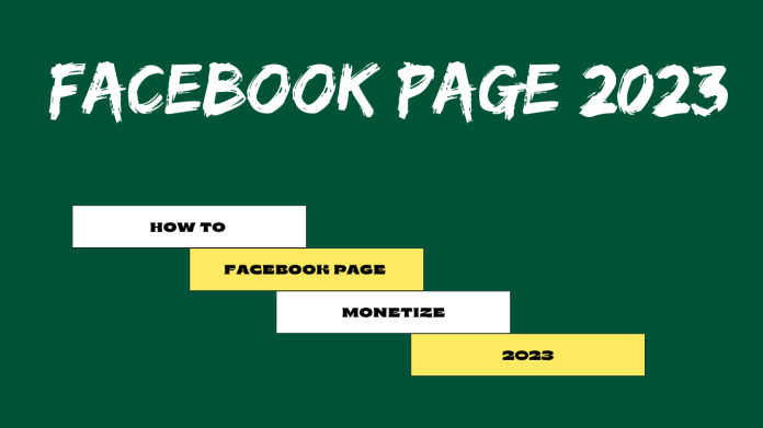 How to Facebook Page Monetize ?